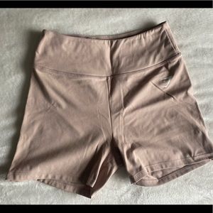 Taupe Gymshark Dreamy Shorts